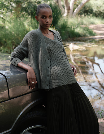 Shop The Nell V-Neck Sweater