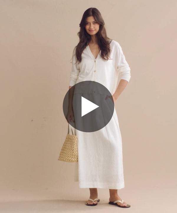 Model wearing Mira Cardigan.